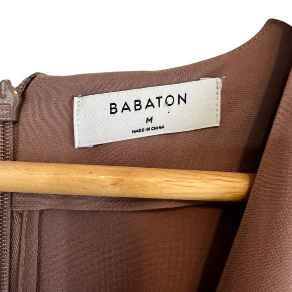 Elegant Mauve Long Sleeve Dress - Picture 10 of 11